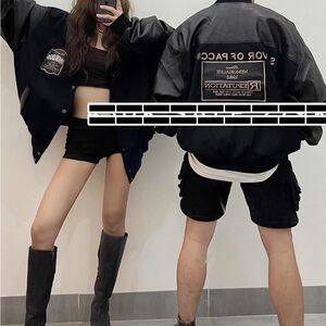 Black Varsity Jacket